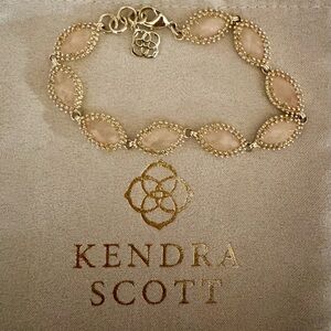 Kendra Scott Gold and Pink Bracelet